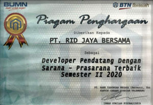 12.Developer Pendatang Dengan Sarana Prasarana Terbaik Semester II th.2020