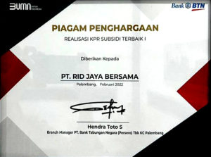 14.Realisasi KPR Terbaik 1 th.2022